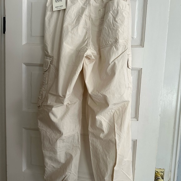 BDG Light Cream Utility Cargo Trousers - Picture 2 of 6